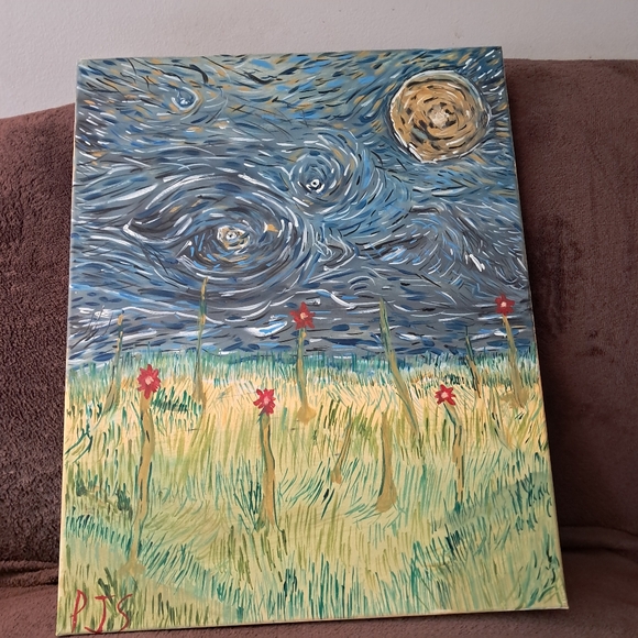 Hand Painted Canvas - Picture 1 of 4